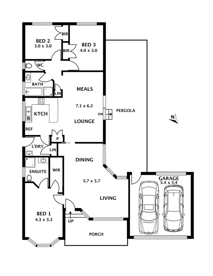 Floorplan of Homely house listing, 5 Fullbrook Drive, Sunbury VIC 3429