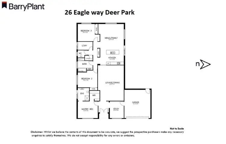 Floorplan of Homely house listing, 26 Eagle Way, Deer Park VIC 3023