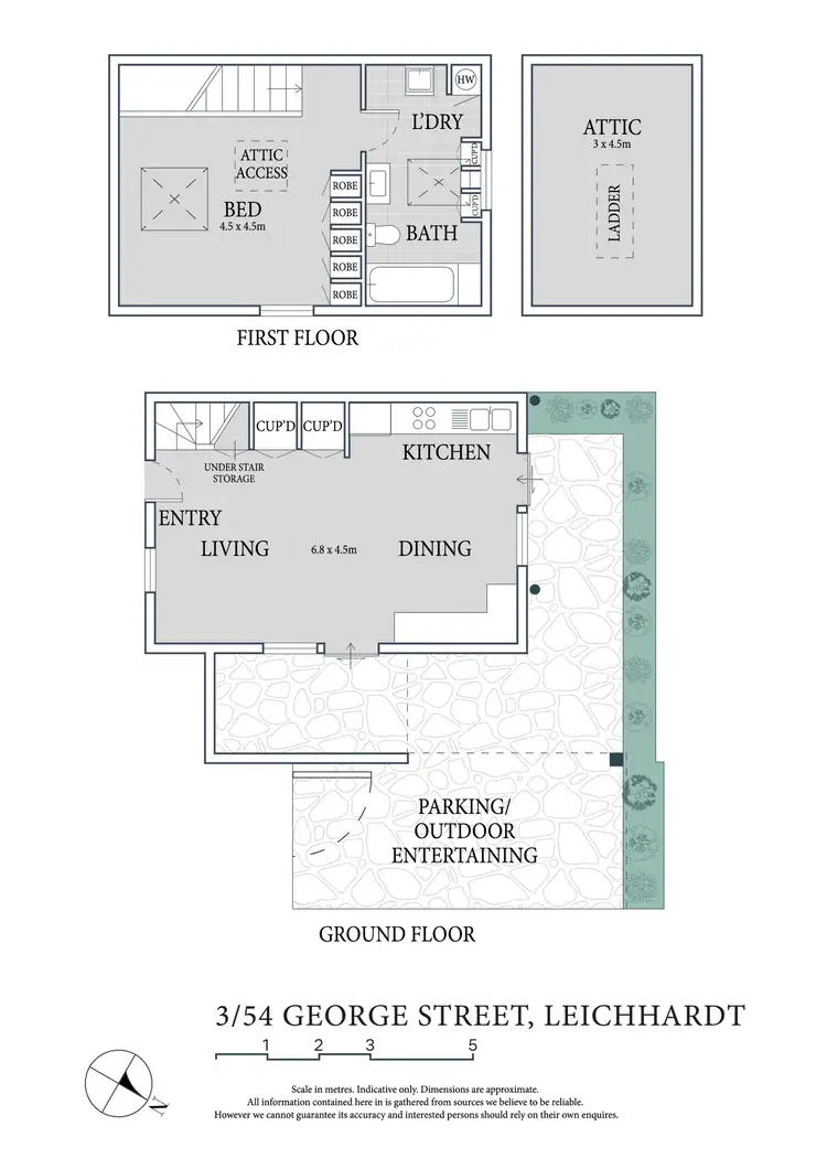 Floorplan of Homely house listing, 3/54 George Street, Leichhardt NSW 2040