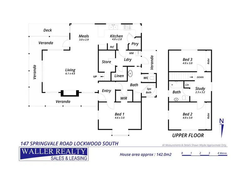 Floorplan of Homely house listing, 147 Springvale Road, Lockwood South VIC 3551