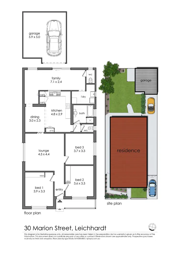 Floorplan of Homely house listing, 30 Marion Street, Leichhardt NSW 2040