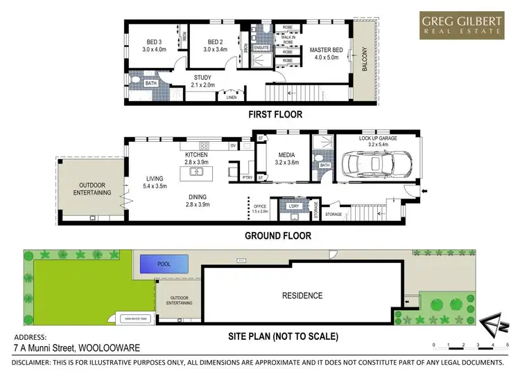 Floorplan of Homely semi-detached listing, 7A Munni Street, Woolooware NSW 2230