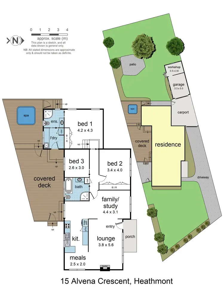 Floorplan of Homely house listing, 15 Alvena Crescent, Heathmont VIC 3135