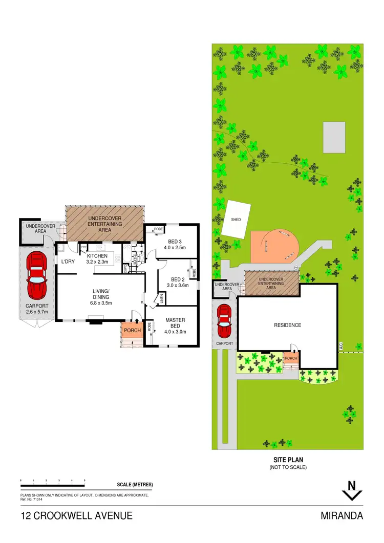Floorplan of Homely house listing, 12 Crookwell Avenue, Miranda NSW 2228