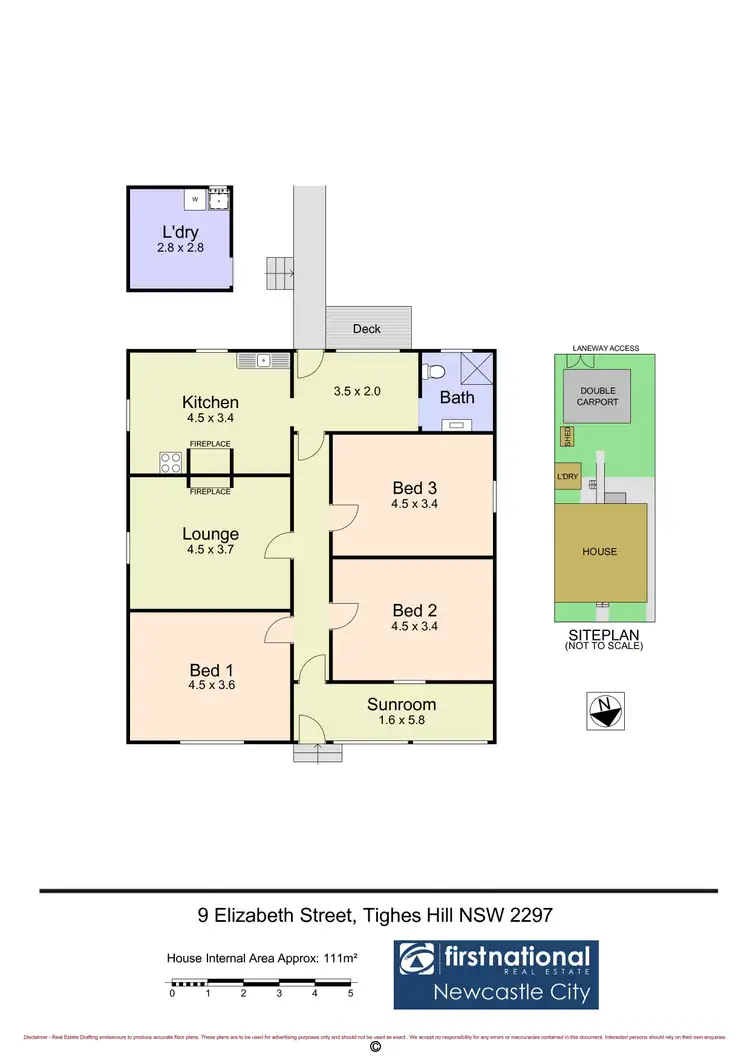 Floorplan of Homely house listing, 9 Elizabeth Street, Tighes Hill NSW 2297