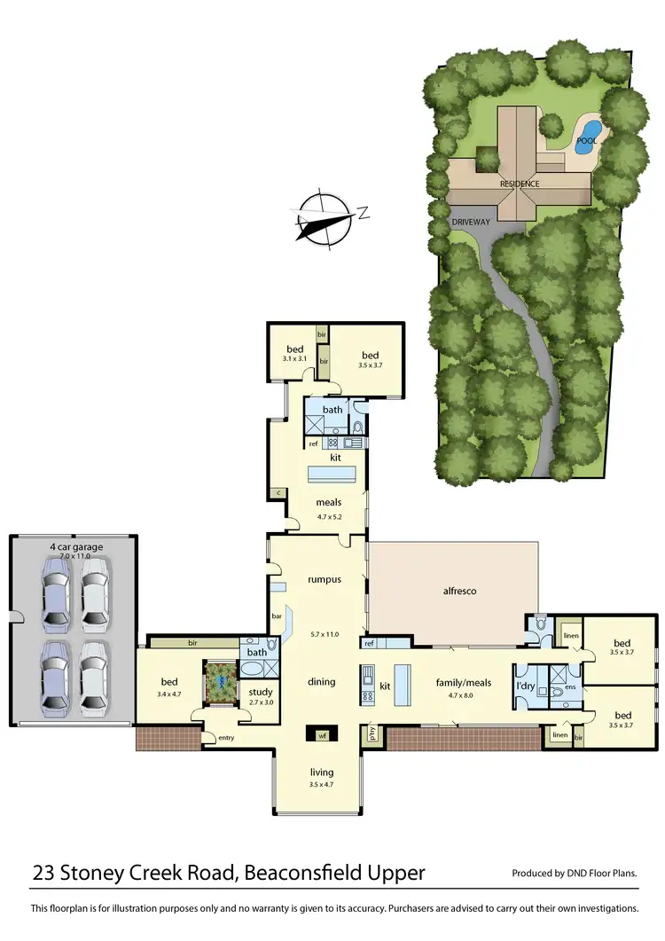 Floorplan of Homely house listing, 23 Stoney Creek Road, Beaconsfield Upper VIC 3808