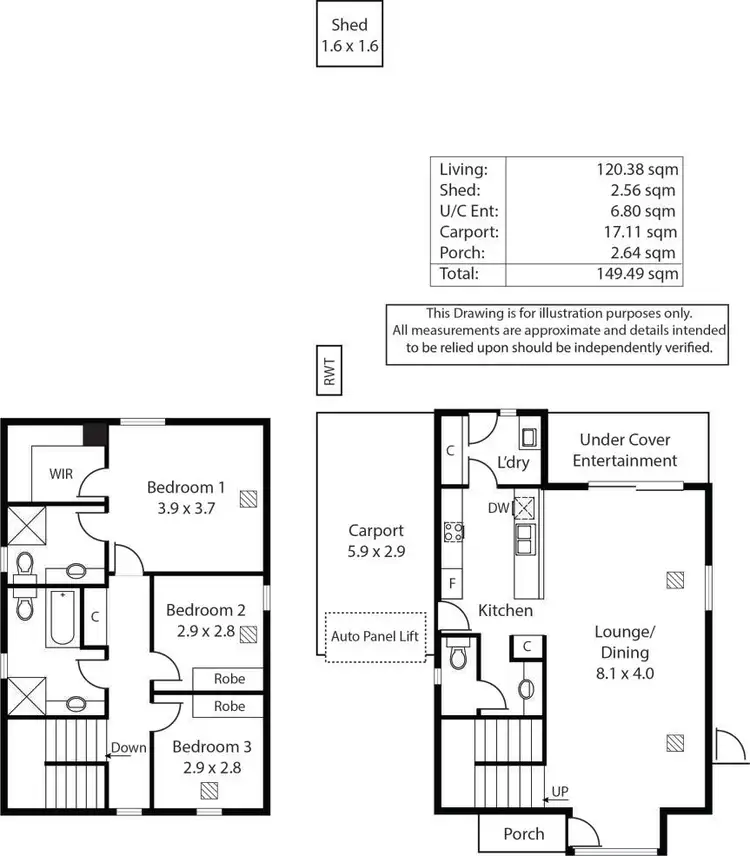 Floorplan of Homely house listing, 16 Shalford Terrace, Campbelltown SA 5074