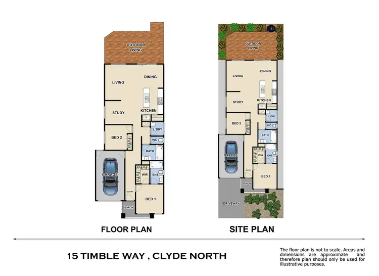 Floorplan of Homely house listing, 15 Timble Way, Clyde North VIC 3978