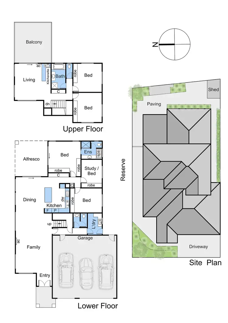 Floorplan of Homely house listing, 12 Port Phillip Drive, Mornington VIC 3931