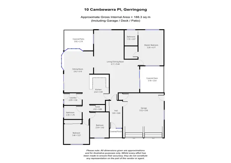Floorplan of Homely house listing, 10 Cambewarra Place, Gerringong NSW 2534