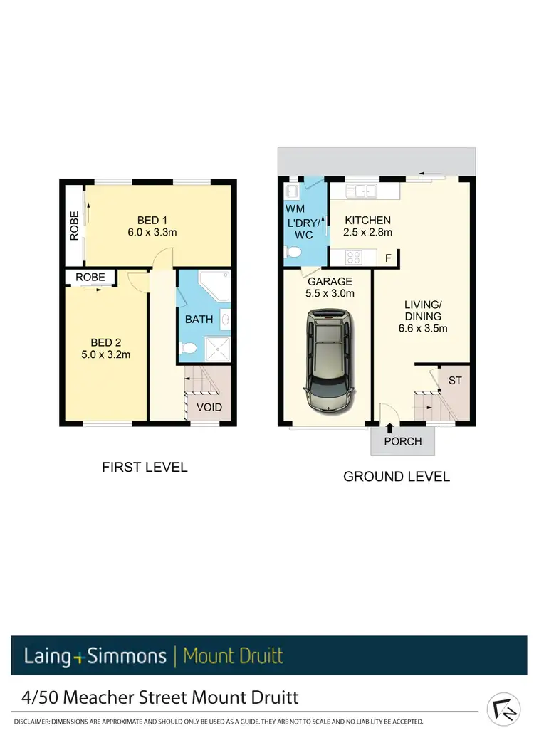 Floorplan of Homely townhouse listing, 4/50 Meacher Street, Mount Druitt NSW 2770