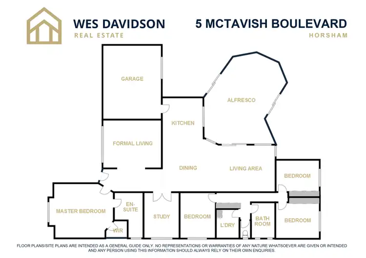 Floorplan of Homely house listing, 5 McTavish Boulevard, Horsham VIC 3400