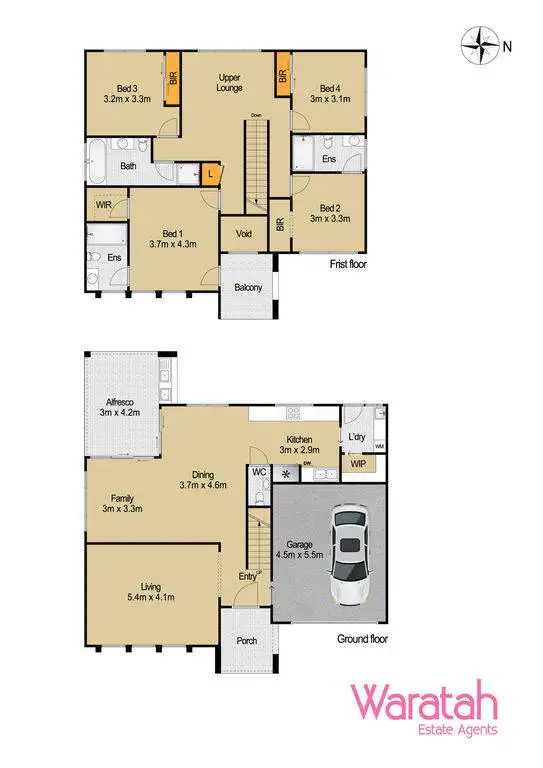 Floorplan of Homely house listing, 23 Tomah Crescent, The Ponds NSW 2769