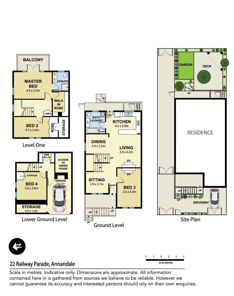 Floorplan of Homely house listing, 22 Railway Parade, Annandale NSW 2038
