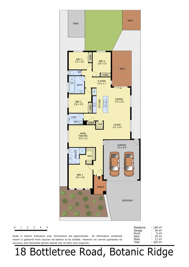 Floorplan of Homely house listing, 18 Bottletree Road, Botanic Ridge VIC 3977