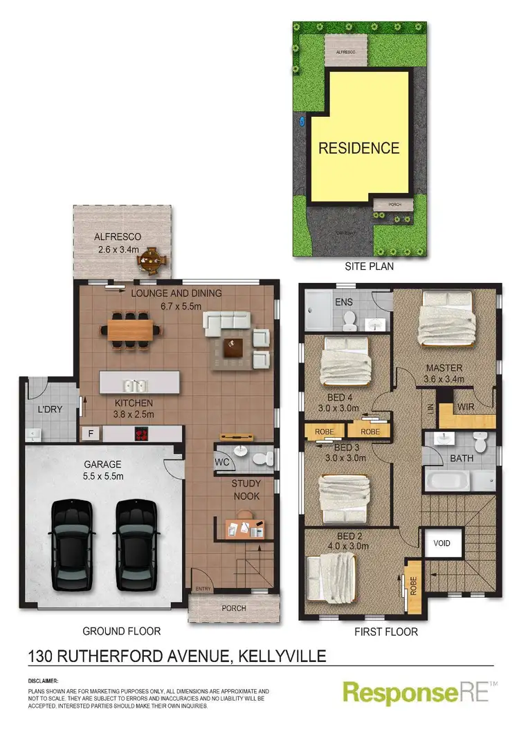 Floorplan of Homely house listing, 130 Rutherford Avenue, Kellyville NSW 2155