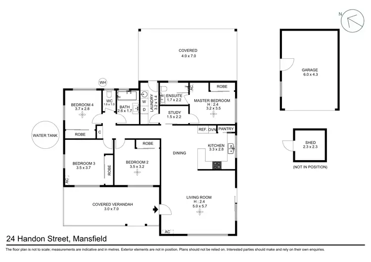 Floorplan of Homely house listing, 24 Handon Street, Mansfield QLD 4122