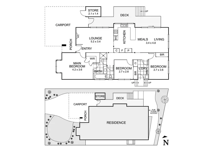 Floorplan of Homely house listing, 38 Leach Street, Briar Hill VIC 3088