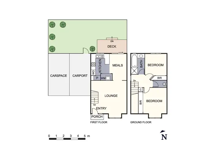 Floorplan of Homely unit listing, 5/44 Central Avenue, Boronia VIC 3155