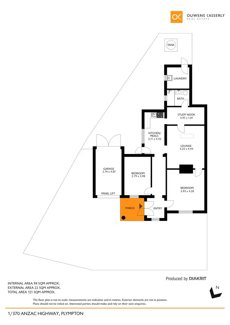 Floorplan of Homely house listing, 1/370 Anzac Highway, Plympton SA 5038