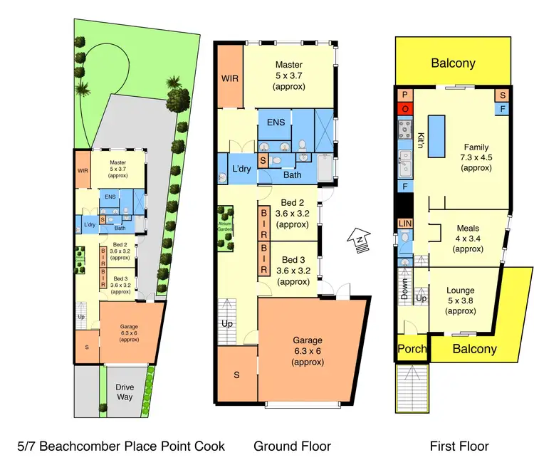 Floorplan of Homely house listing, 5/7 Beachcomber Place, Sanctuary Lakes VIC 3030