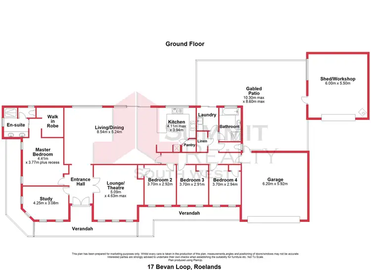 Floorplan of Homely house listing, 17 Bevan Loop, Roelands WA 6226
