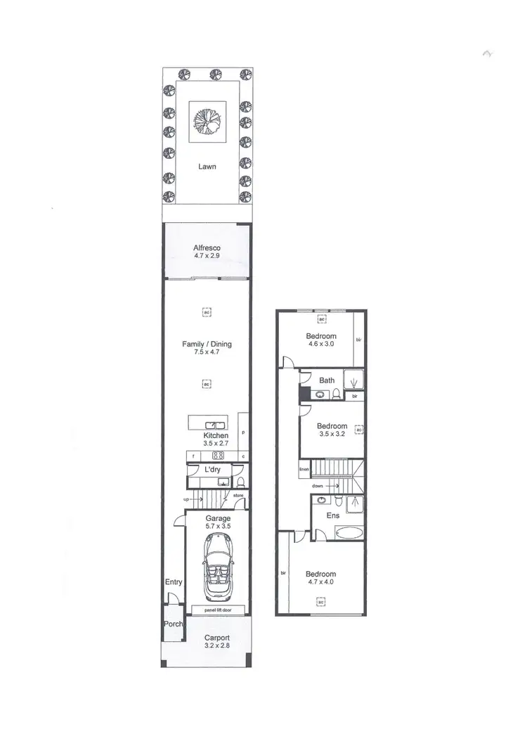 Floorplan of Homely house listing, 6b Brook Avenue, Plympton SA 5038