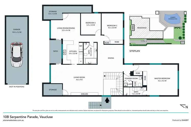 Floorplan of Homely apartment listing, 10B Serpentine Parade, Vaucluse NSW 2030
