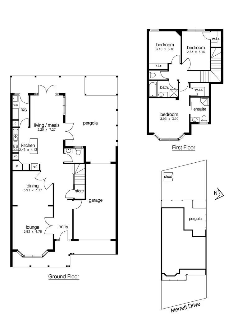 Floorplan of Homely house listing, 81 Merrett Drive, Williamstown VIC 3016