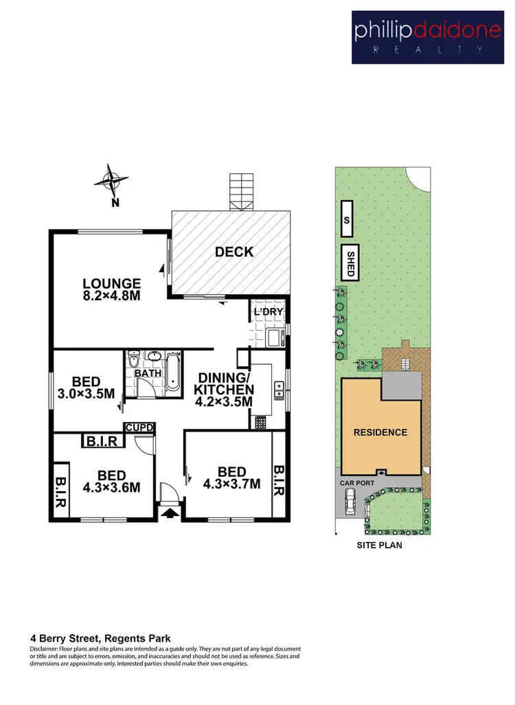 Floorplan of Homely house listing, 4 Berry Street, Regents Park NSW 2143
