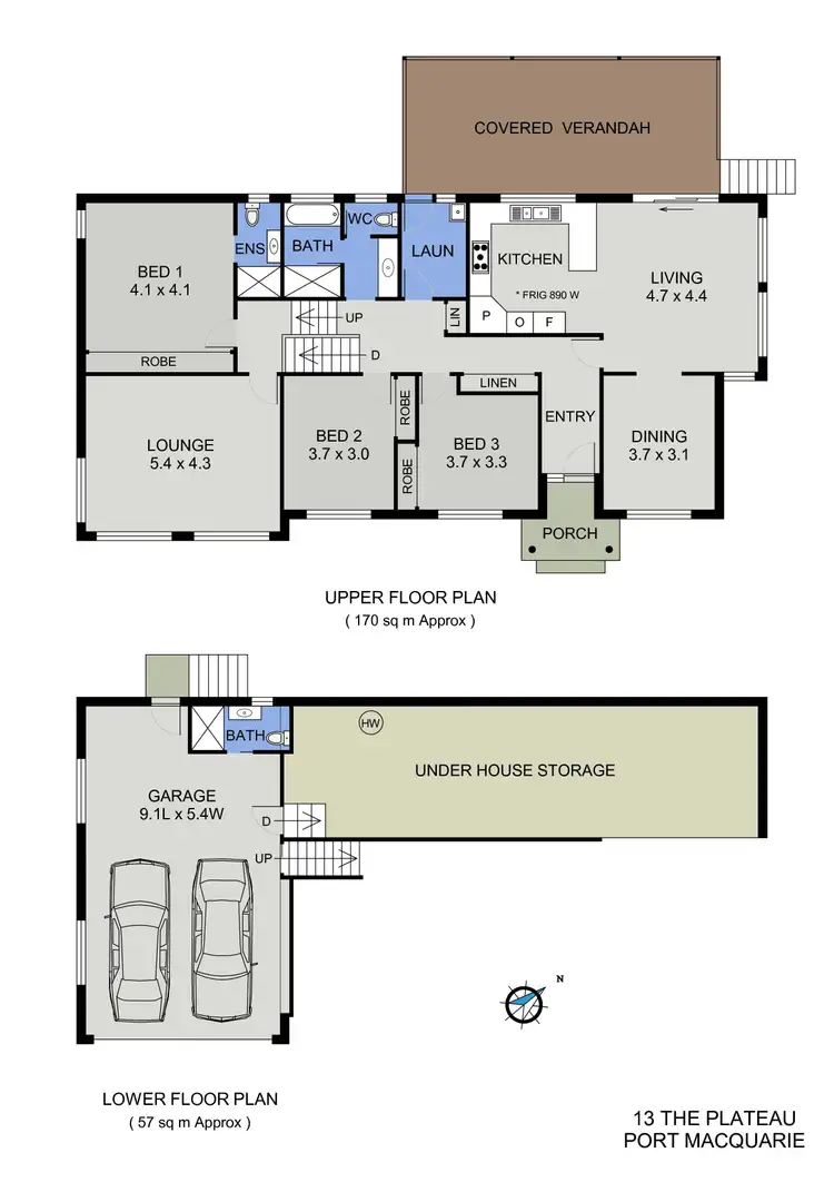 Floorplan of Homely house listing, 13 The Plateau, Port Macquarie NSW 2444