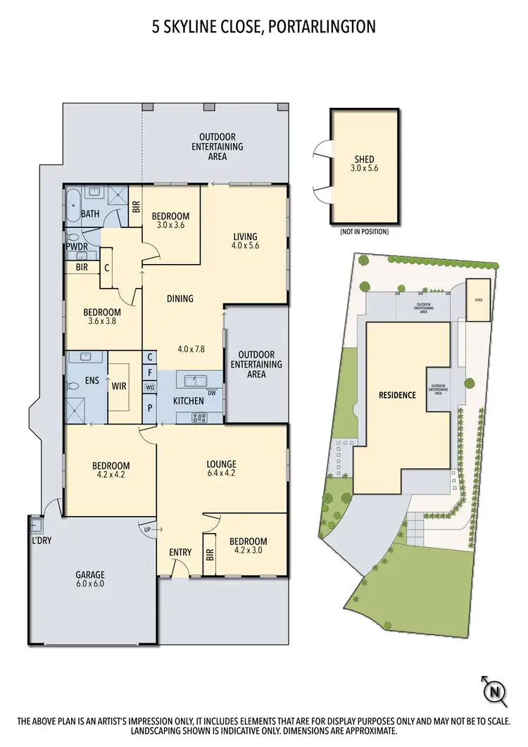 Floorplan of Homely house listing, 5 Skyline Close, Portarlington VIC 3223
