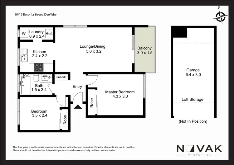 Floorplan of Homely apartment listing, 10/16 Boronia Street, Dee Why NSW 2099