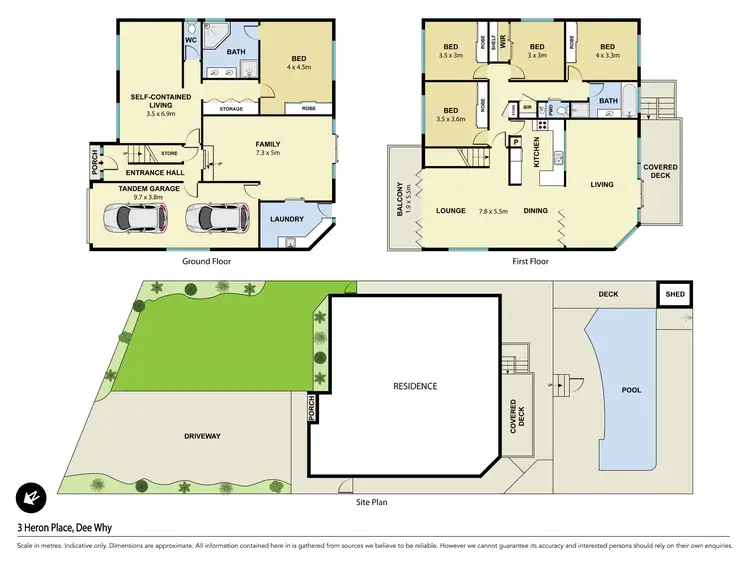 Floorplan of Homely house listing, 3 Heron Place, Dee Why NSW 2099
