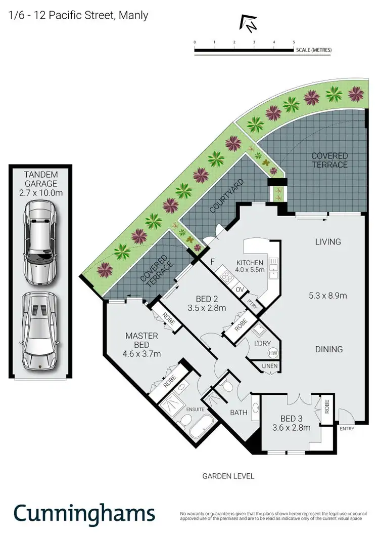 Floorplan of Homely apartment listing, 1/6-12 Pacific Street, Manly NSW 2095