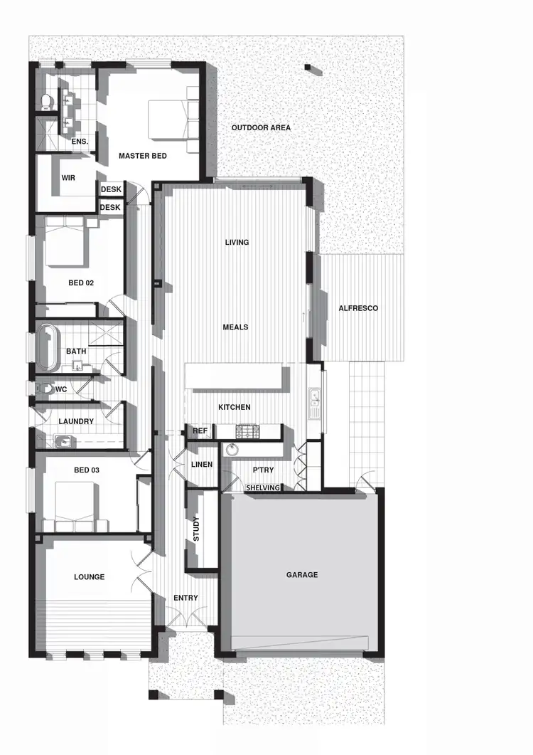Floorplan of Homely house listing, 47 Glencoe Boulevard, Moama NSW 2731