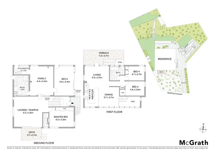 Floorplan of Homely house listing, 10 Spalding Crescent, Hurstville Grove NSW 2220