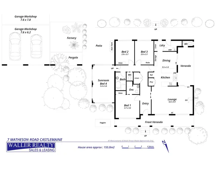 Floorplan of Homely house listing, 7 Matheson Road, Castlemaine VIC 3450
