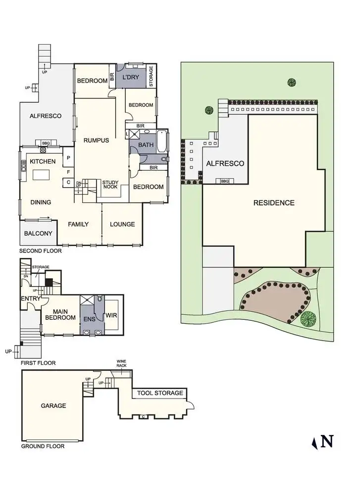 Floorplan of Homely house listing, 28 Arrunga Close, Diamond Creek VIC 3089