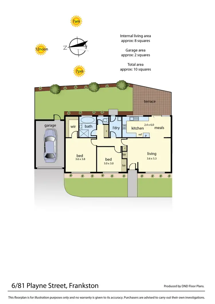 Floorplan of Homely unit listing, 6/81 Playne Street, Frankston VIC 3199
