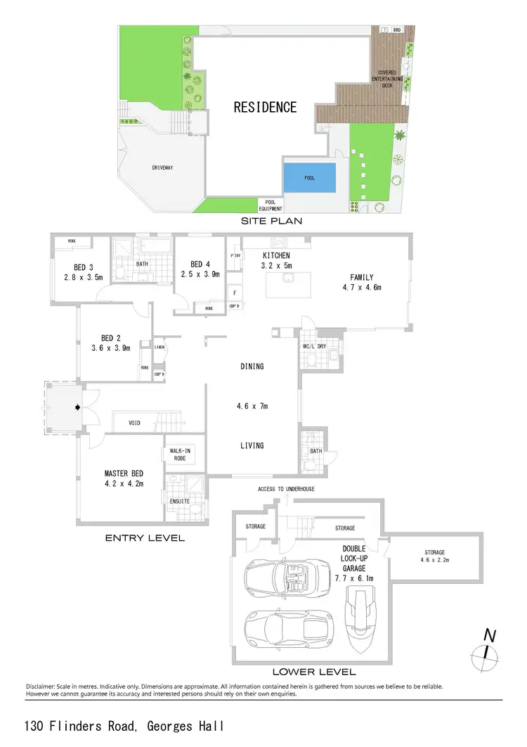Floorplan of Homely house listing, 130 Flinders Road, Georges Hall NSW 2198