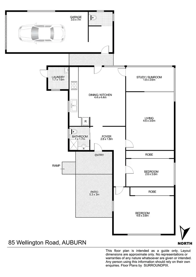 Floorplan of Homely house listing, 85 Wellington Road, Auburn NSW 2144
