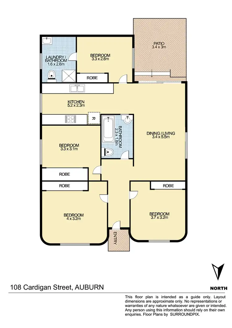 Floorplan of Homely house listing, 108 Cardigan Street, Auburn NSW 2144