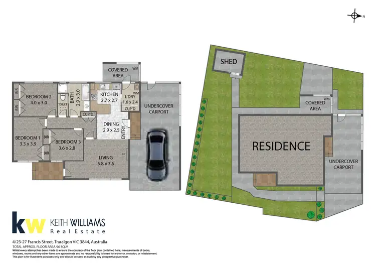 Floorplan of Homely unit listing, 4/23-27 Francis Street, Traralgon VIC 3844