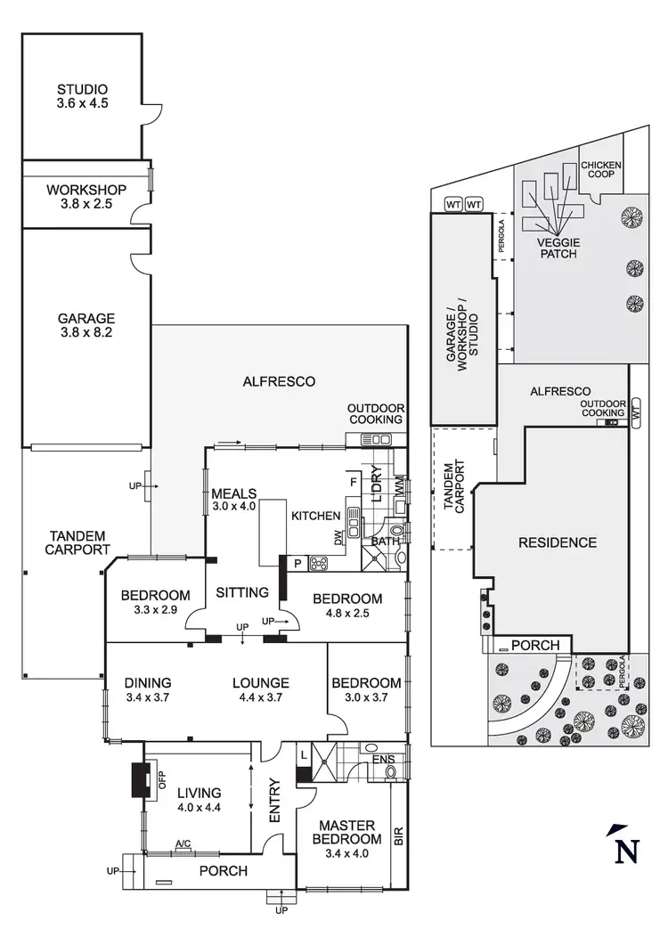 Floorplan of Homely house listing, 2 Seacombe Street, Fawkner VIC 3060