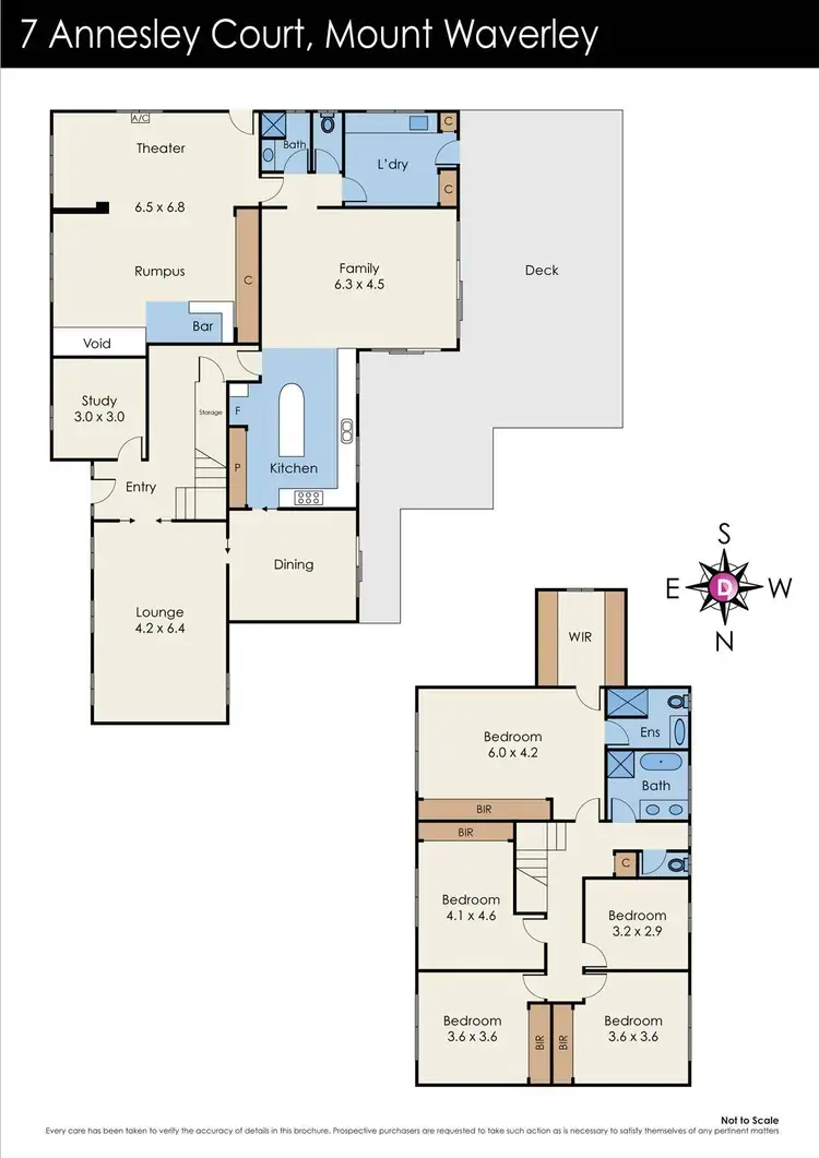Floorplan of Homely house listing, 7 Annesley Court, Mount Waverley VIC 3149