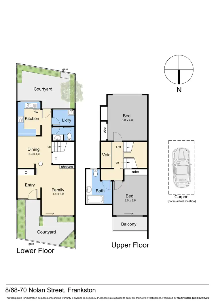 Floorplan of Homely townhouse listing, 8/68-70 Nolan Street, Frankston VIC 3199