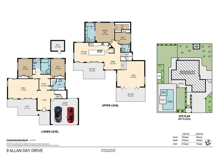 Floorplan of Homely house listing, 9 Allan Day Drive, Wellington Point QLD 4160