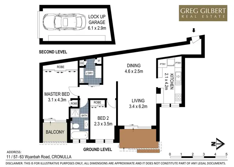 Floorplan of Homely apartment listing, 11/57-63 Wyanbah Road, Cronulla NSW 2230