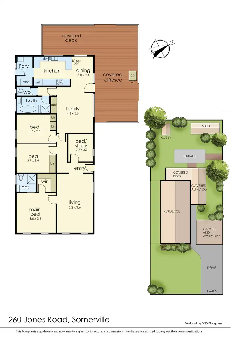 Floorplan of Homely house listing, 260 Jones Road, Somerville VIC 3912